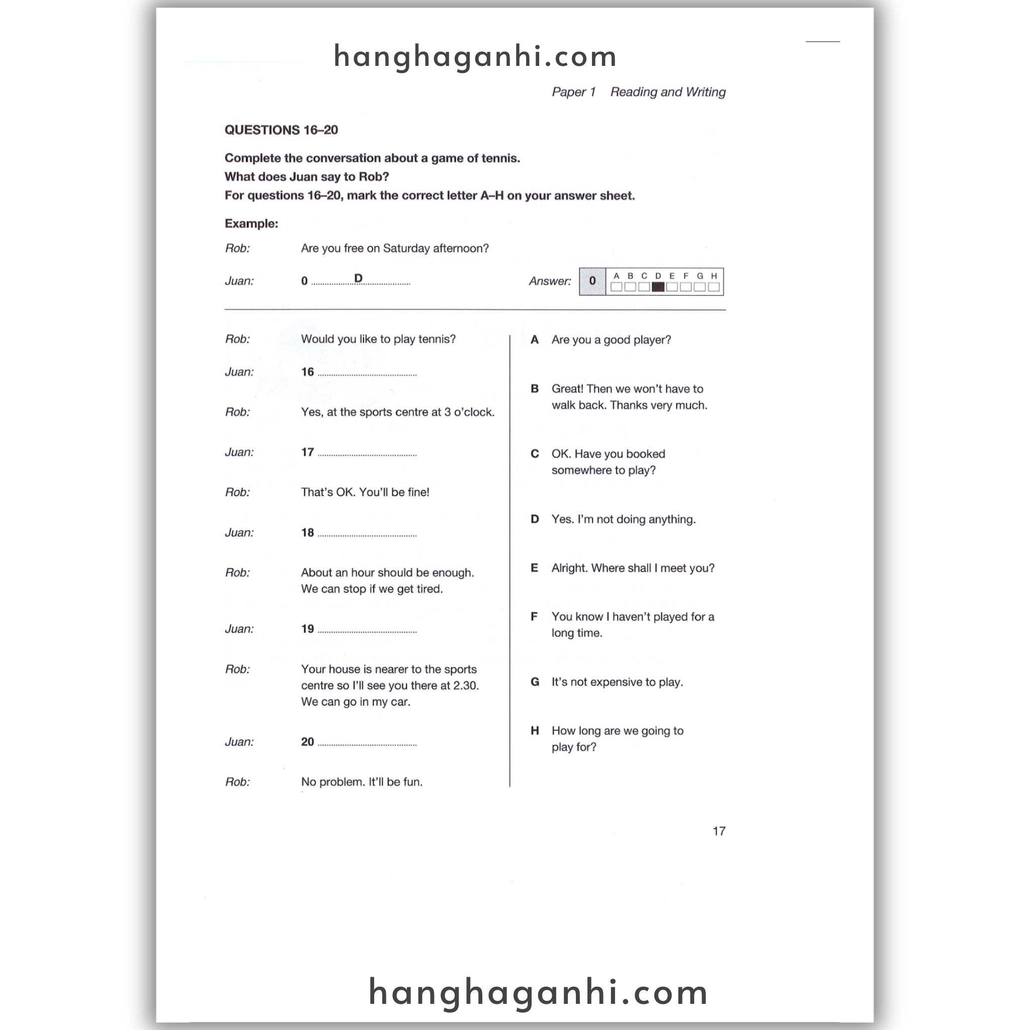 Sách Cambridge Key English Test (Ket) 5 With Answers_thumbnail_5