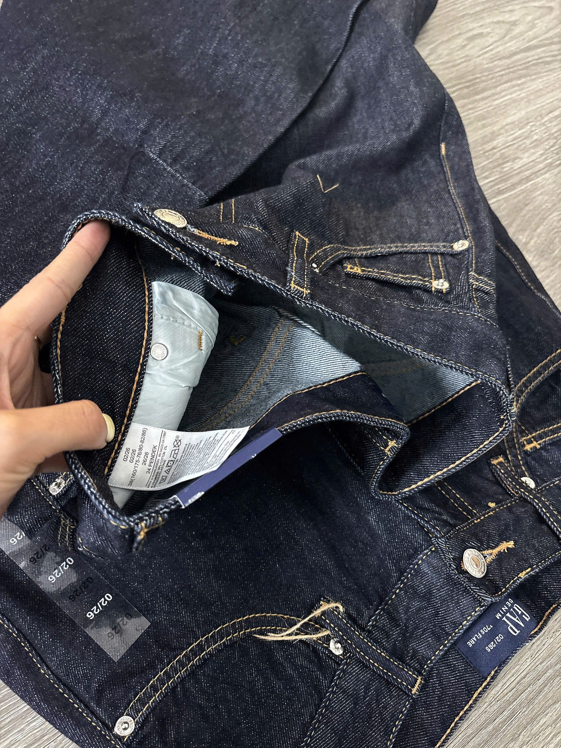 Q357 QUẦN JEAN ỐNG CONG XANH_thumbnail_10