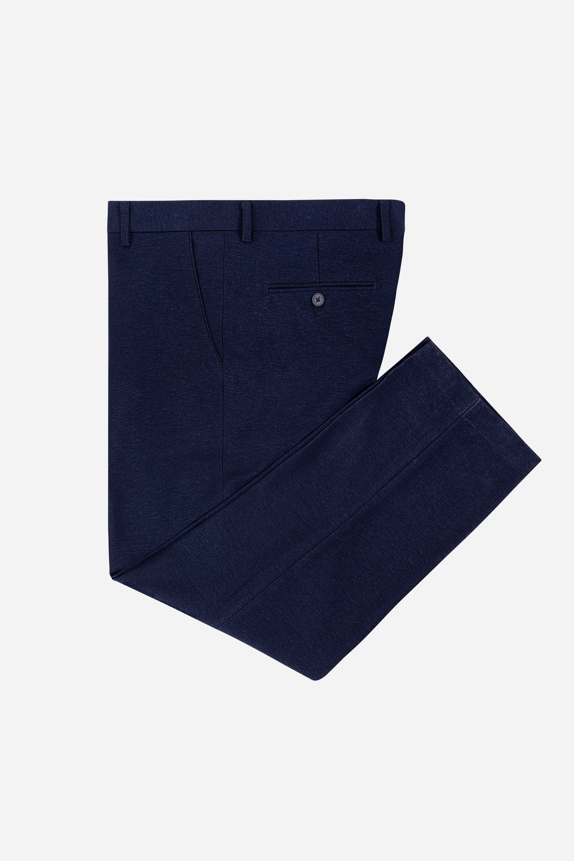 Quần Âu 0 Li Nam Trung Niên ANCHI Chất Liệu Umi Cao Cấp Phom Suông Ống Rộng Màu Xanh Than