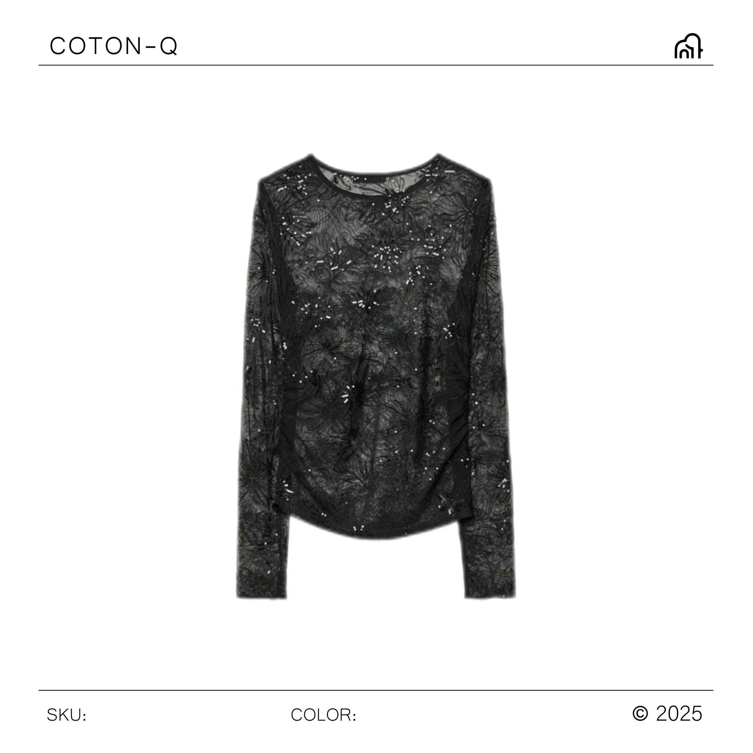 HA578 - Áo tay dài ren