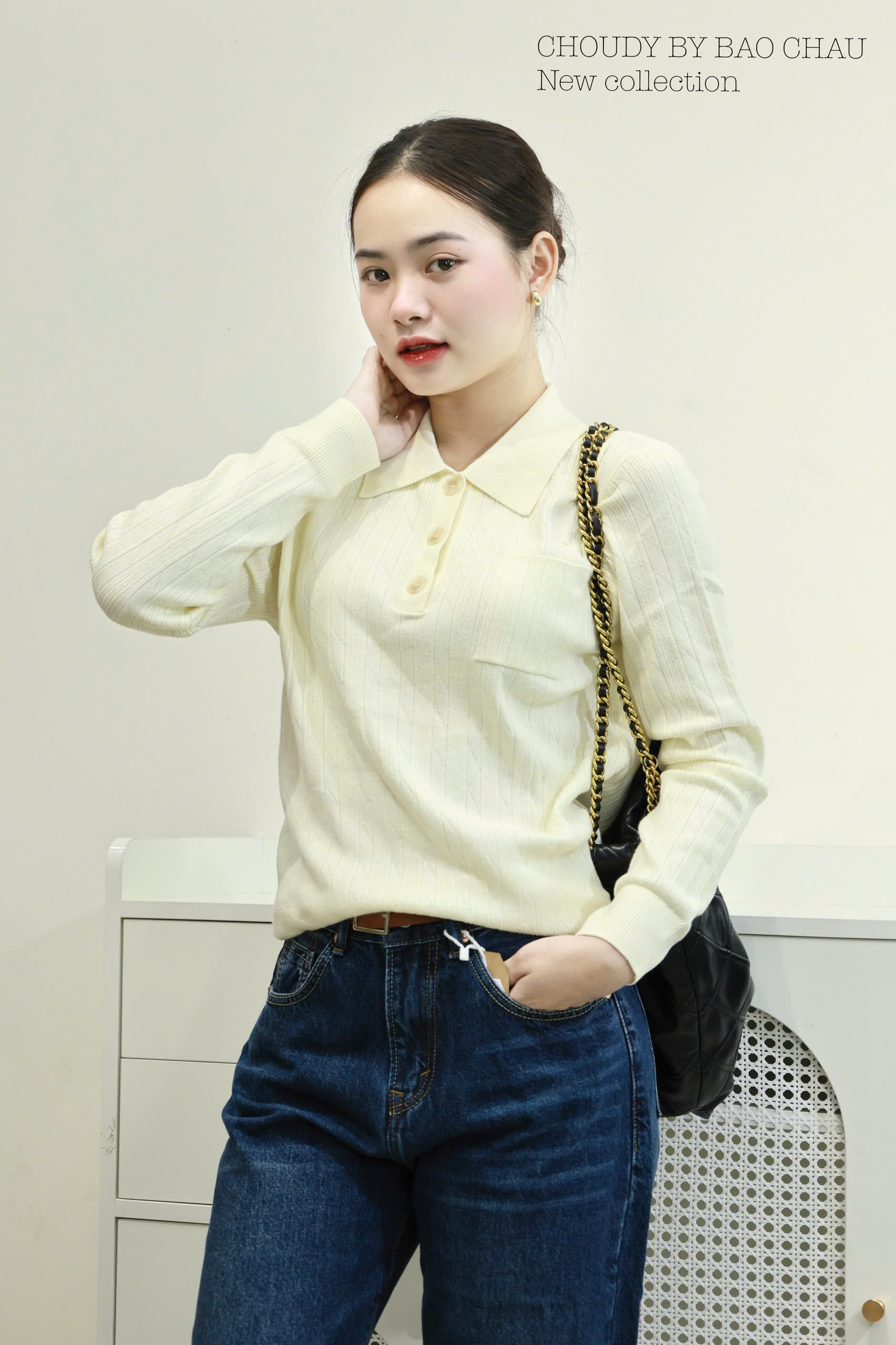 SALE A783 ÁO DỆT KIM 3 MÀU