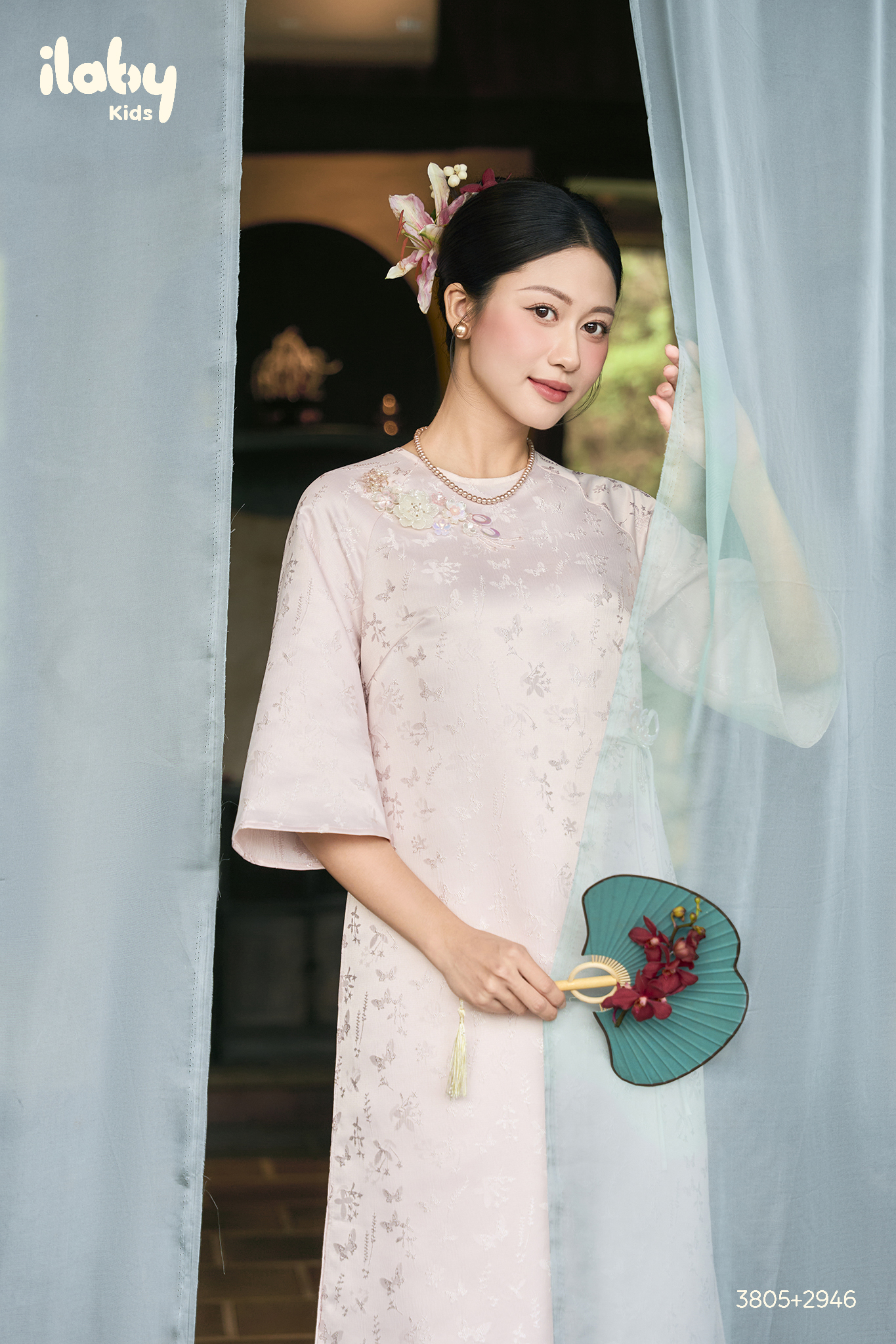 Áo dài mẹ Ngọc Hoa