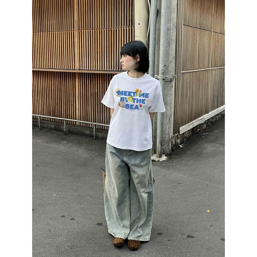 Áo thun nam nữ form boxy hè biển Miucho 3383_thumbnail_3