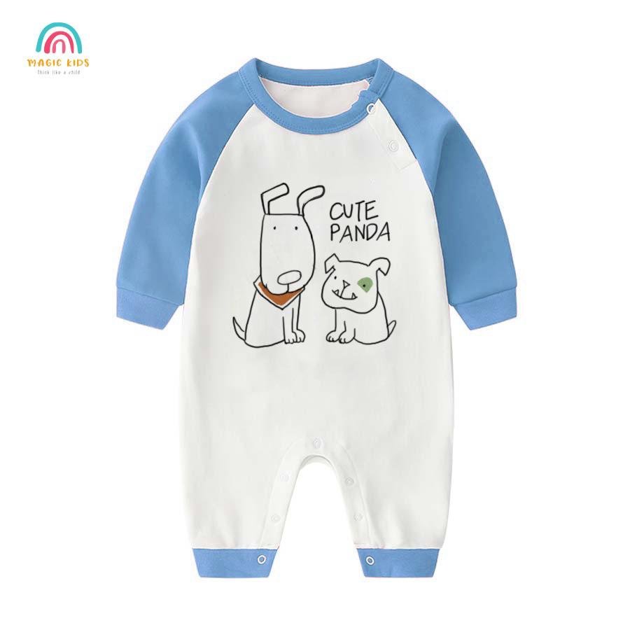Bộ body dài tay in họa tiết hình thú đáng yêu BL20011 - MAGICKIDS