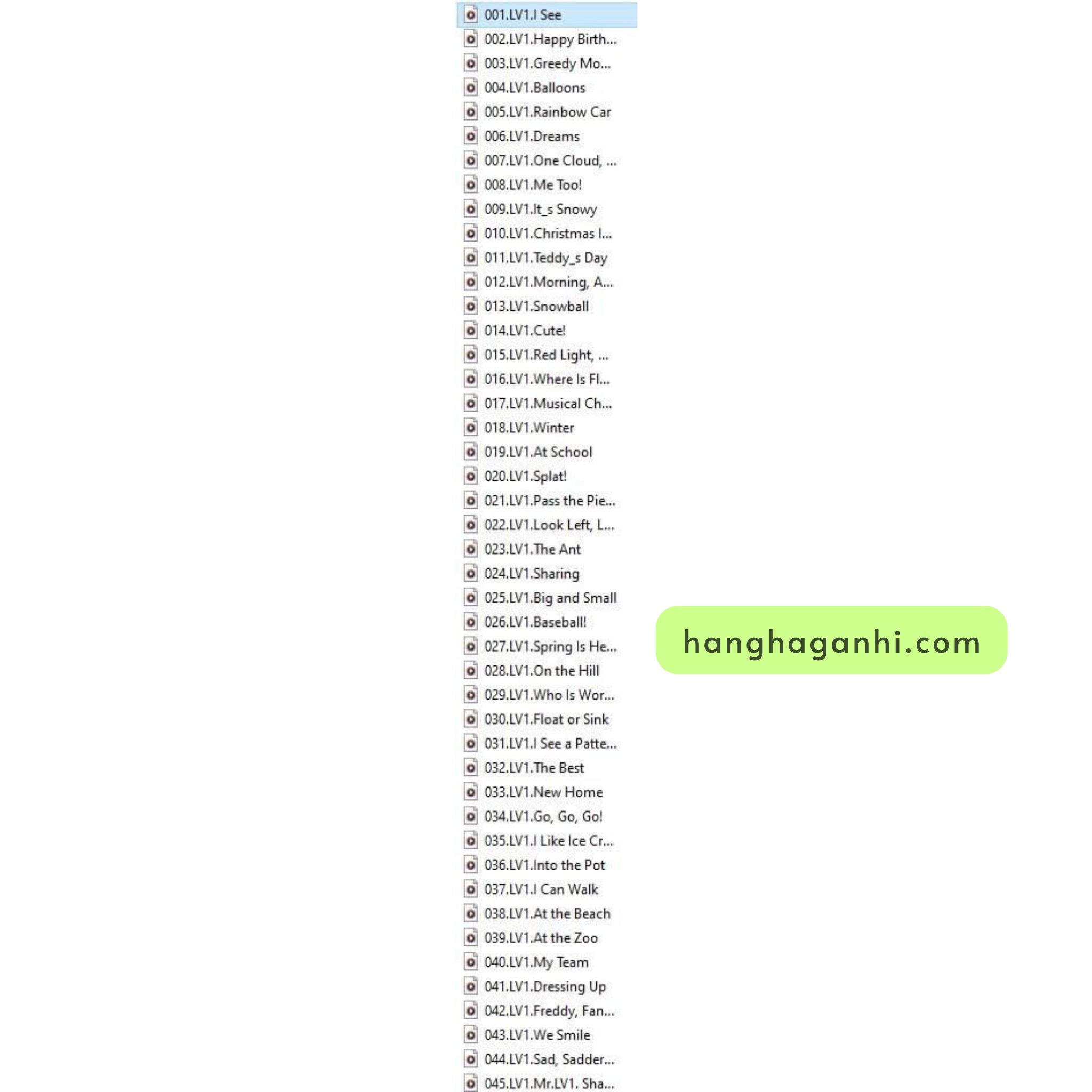 Thẻ nhớ 16GB file mp3 đủ 9 Level Little Fox Tiếng Anh_thumbnail_5