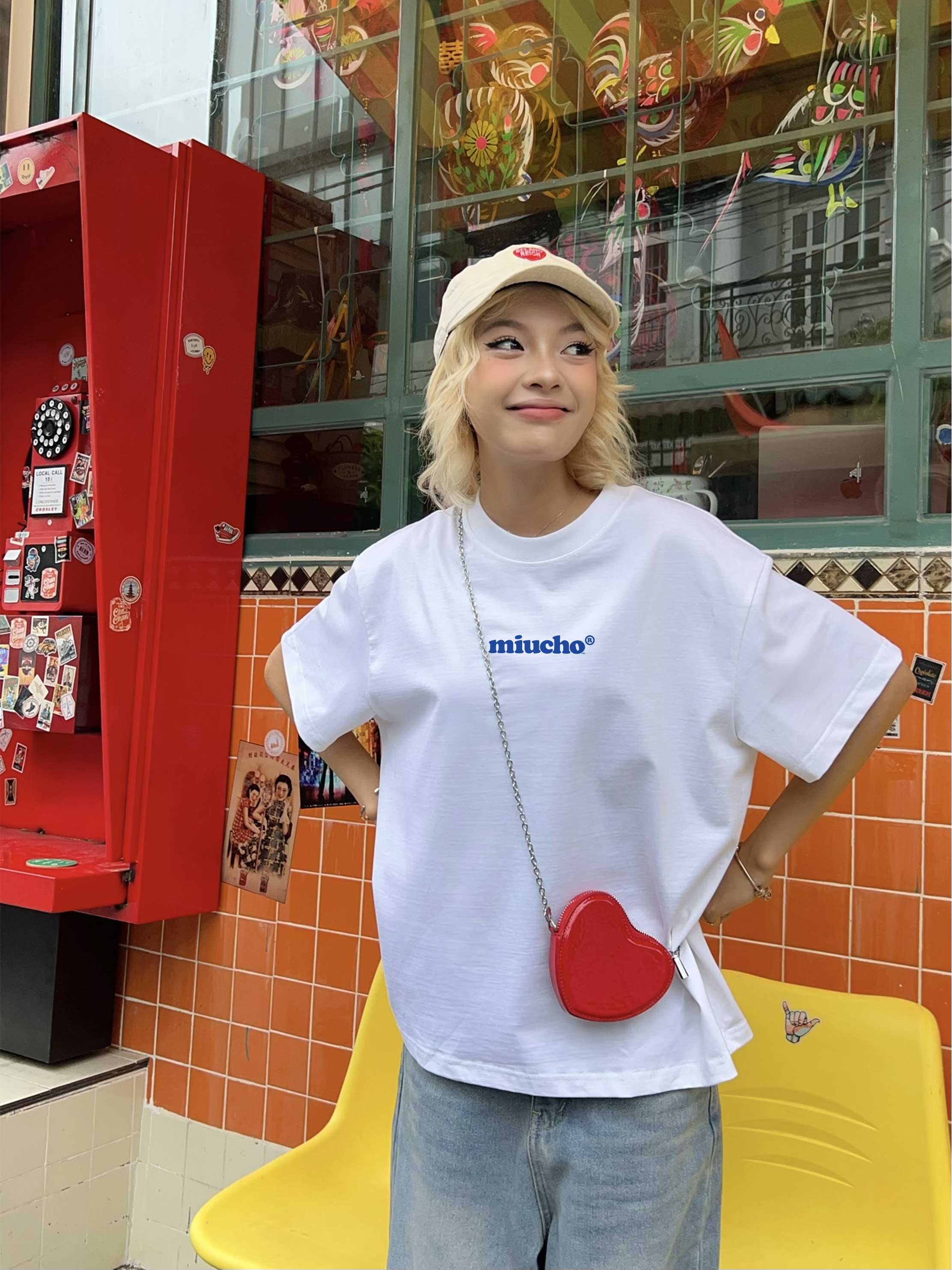 Áo phông nam form boxy vải 2C 250gsm AXD1594 Miucho Club Local Brand in basic_thumbnail_3