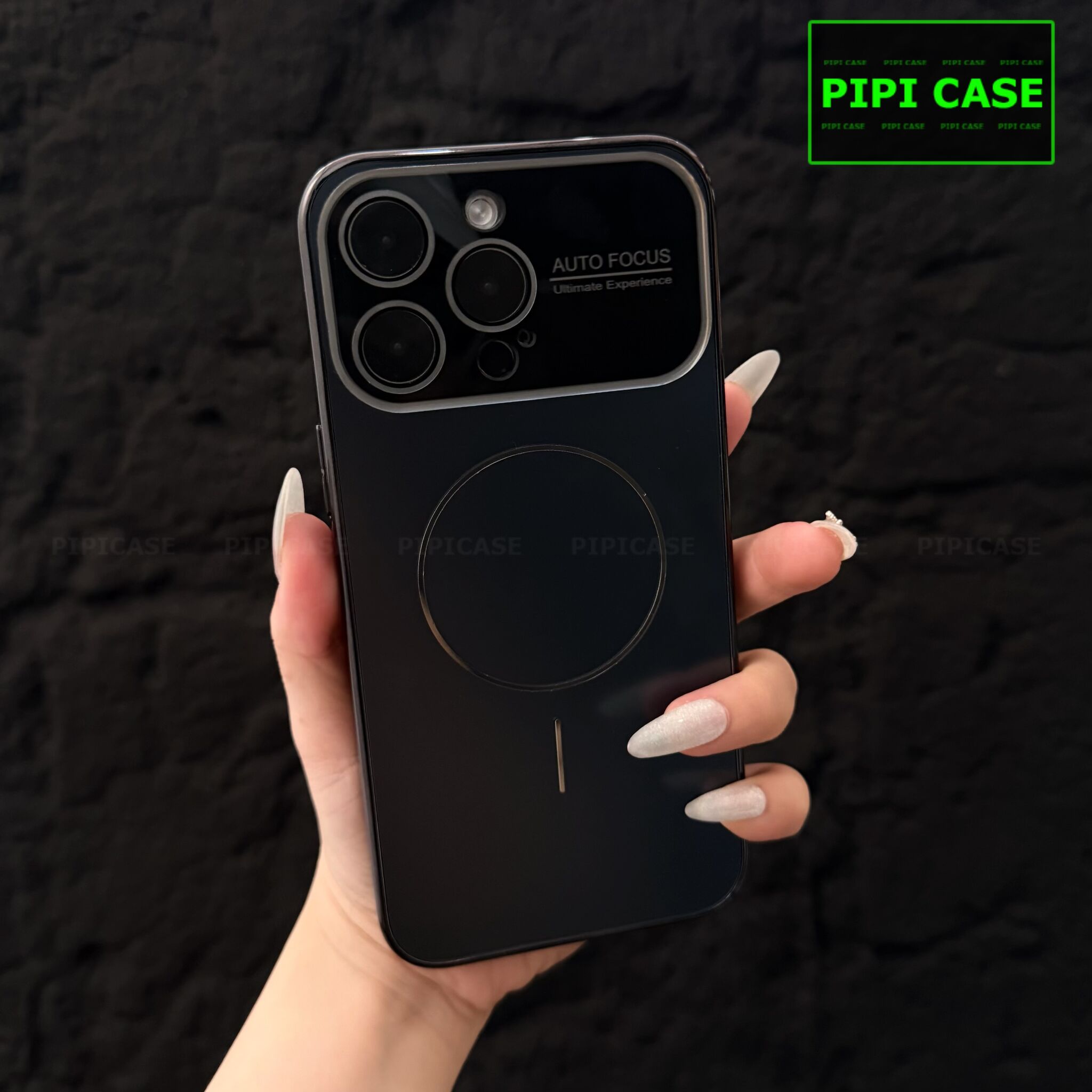 Ốp Lưng iPhone 15 Pro Max - Tons - Đen