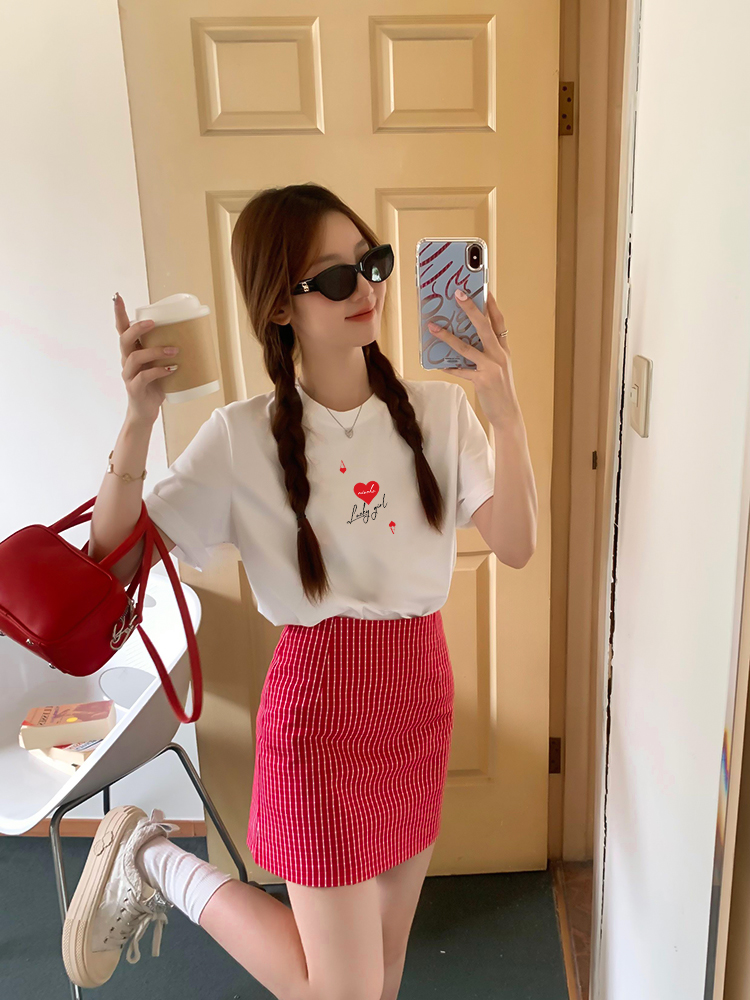 Áo thun nữ tết form vừa regular vải cotton 4c thoáng mát 1806 Miucho in basic_thumbnail_4