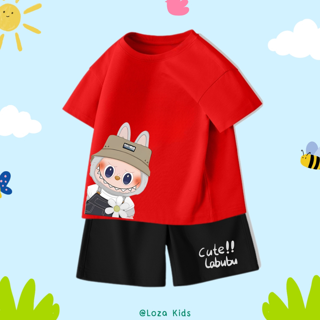 Bộ đồ bé trai in hình Labubu - Loza Kids SB116_thumbnail_1