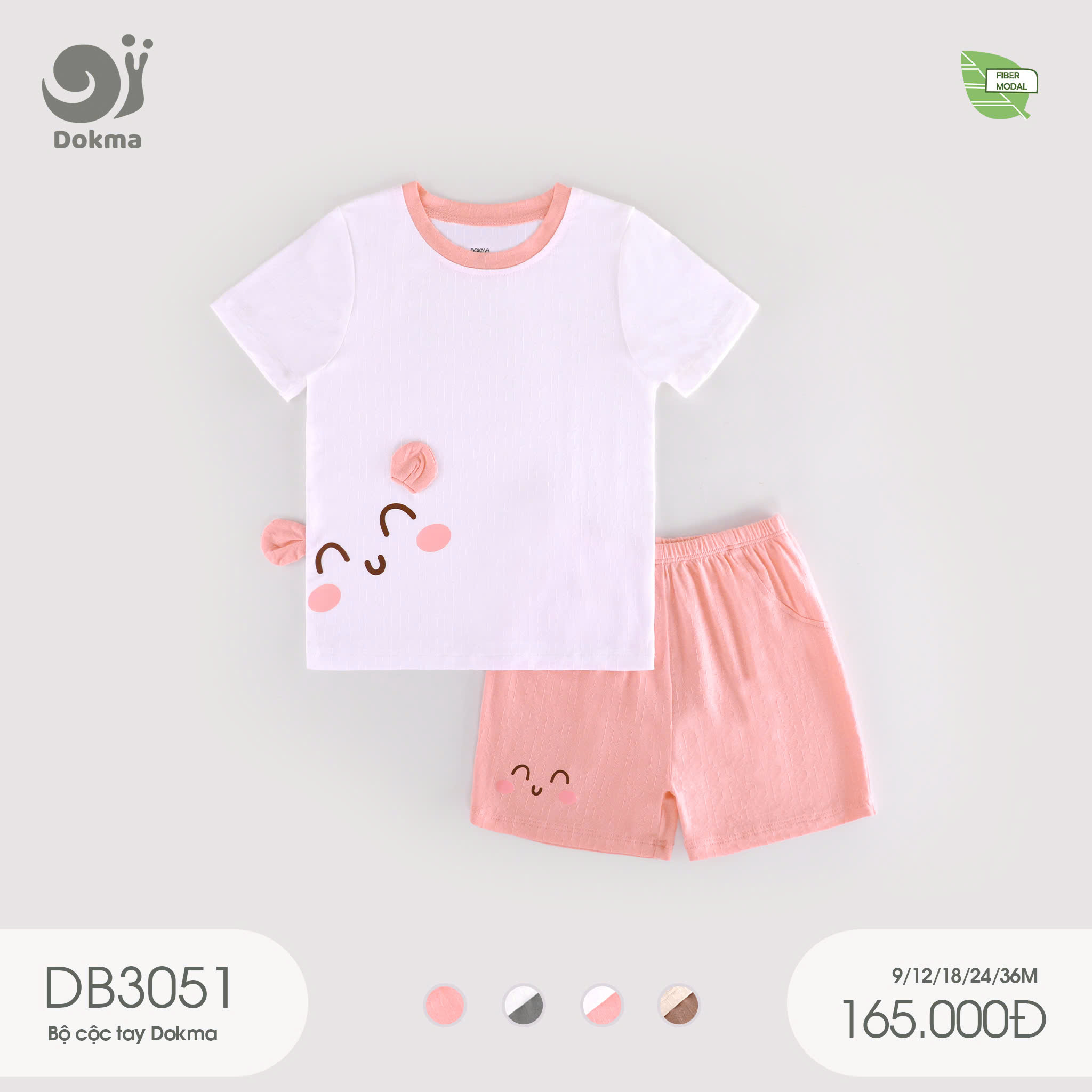 Bộ cộc tay dokma db3051