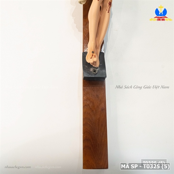 Tượng Chúa chịu nạn 35cm vẽ tay ✔_thumbnail_2