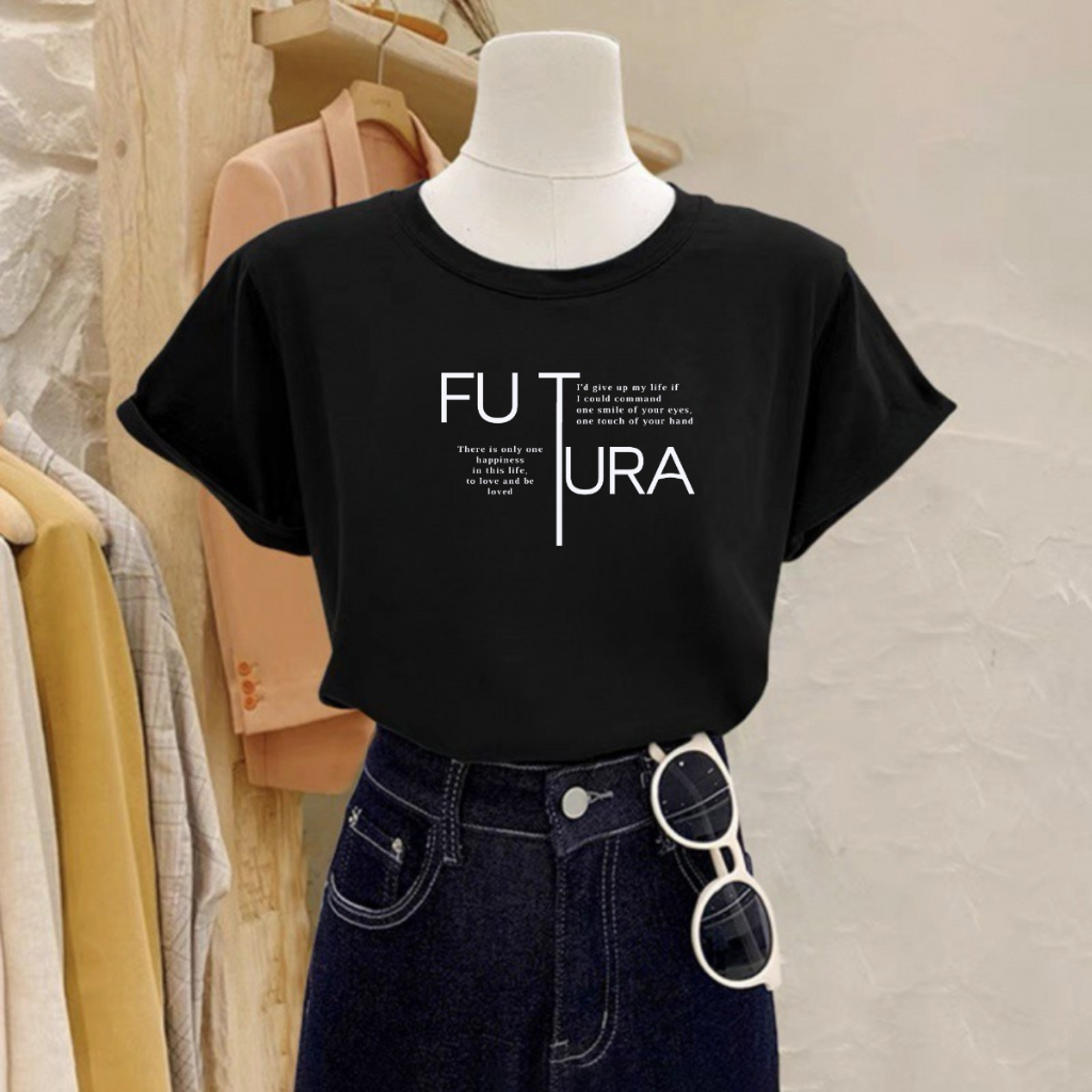 [Form Vừa] Áo phông nữ form vừa in hình - Áo thun nữ thời trang Loza G0250_thumbnail_0