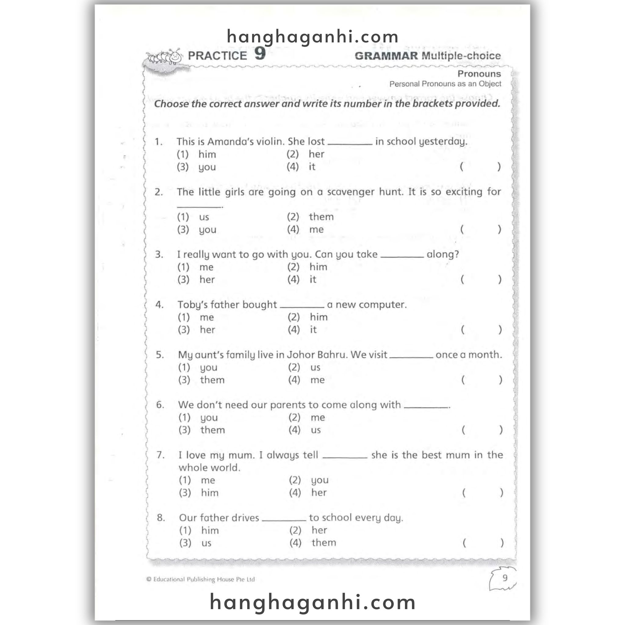 Complete Practice Book for Grammar, Vocabulary & Comprehension Primary 1_thumbnail_13