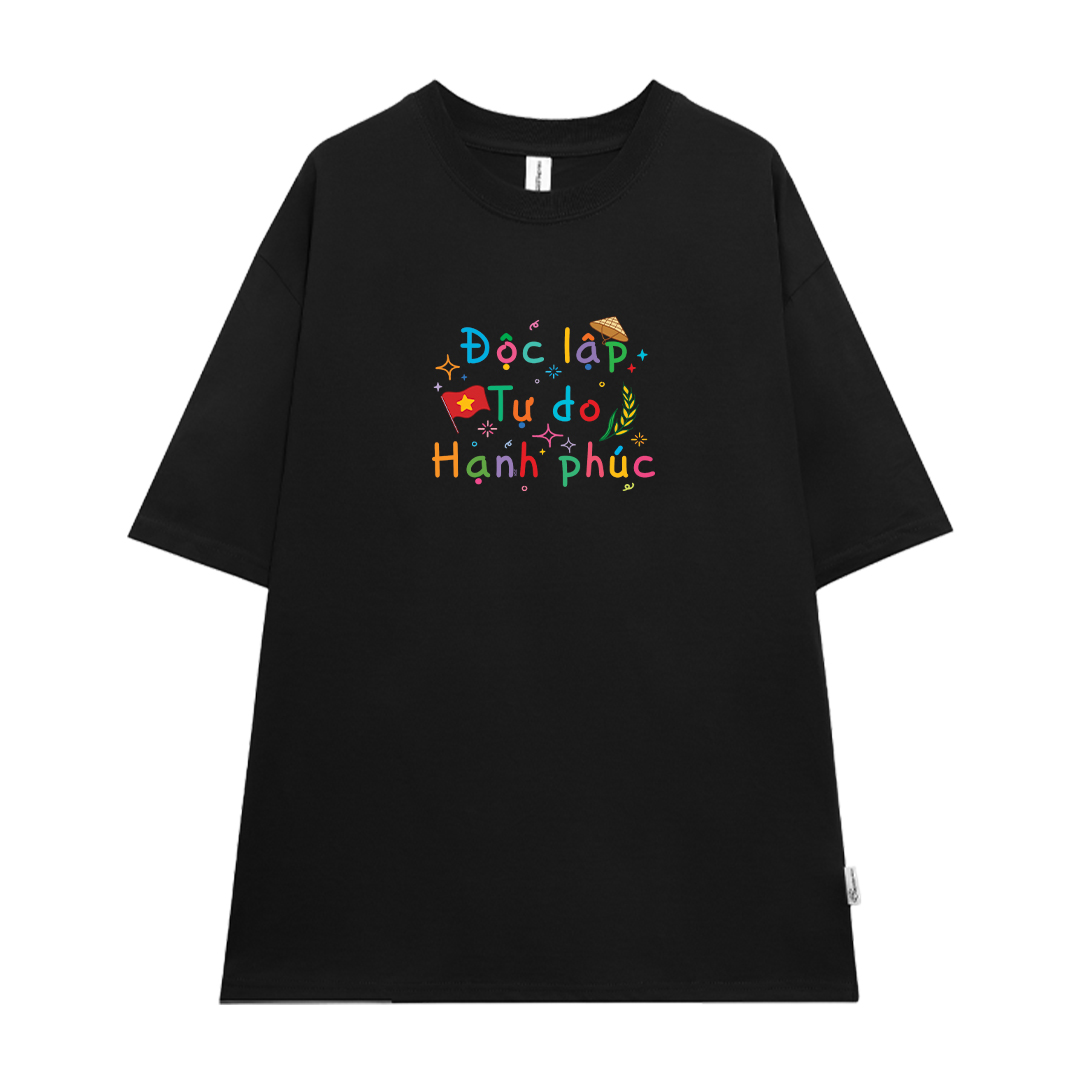 Áo thun Việt Nam tôi yêu form rộng 2127 Miucho cổ tròn vải cotton 4c 220gsm thoáng mát in mix_thumbnail_8