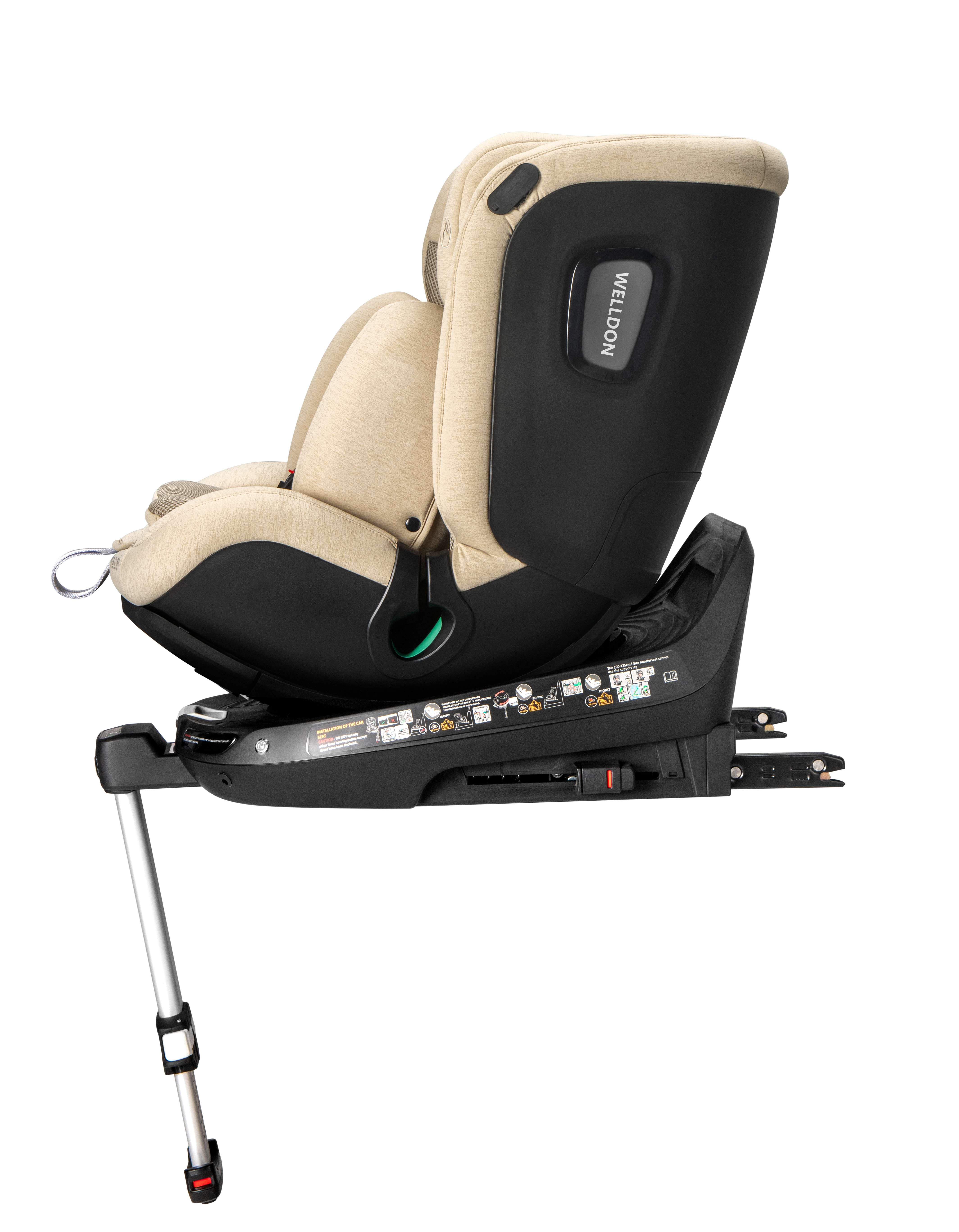 Ghế ngồi an toàn trên ô tô cho trẻ em Welldon Smart Rotate 2 Pro+ 40-125cm  [NHẬP CODE 