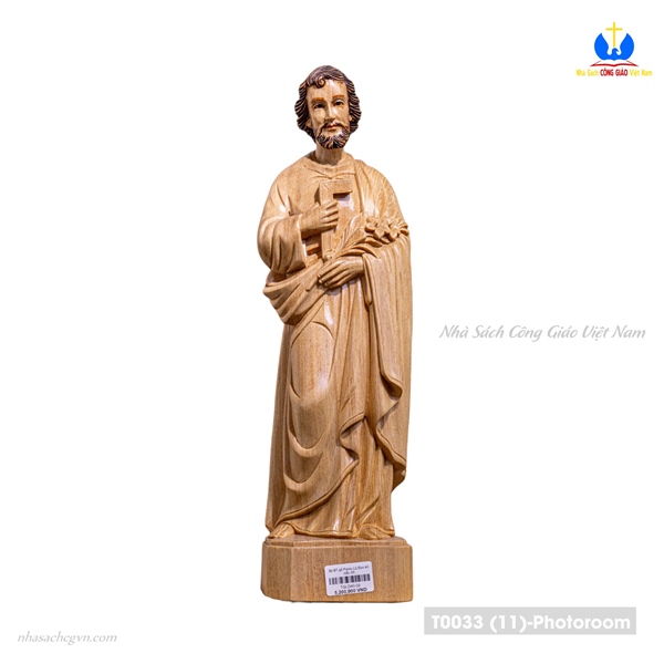 Bộ bàn thờ gỗ Pơmu Lộ Đức tượng 40cm mẫu 03_thumbnail_2