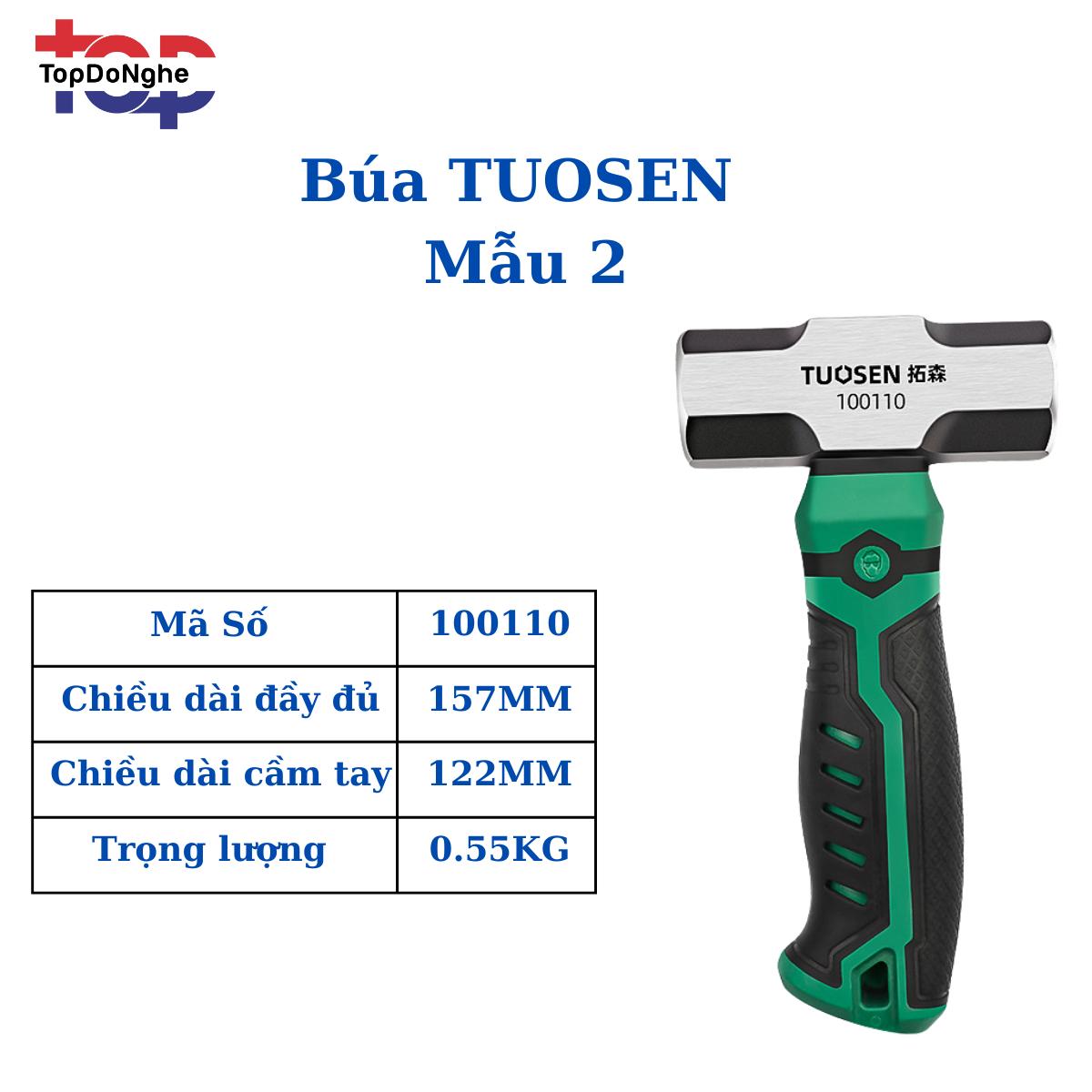 Búa lùn mini nhỏ gọn TUOSEN cầm tay đóng đinh nhổ đinh đúc nguyên 0,25kg_thumbnail_3