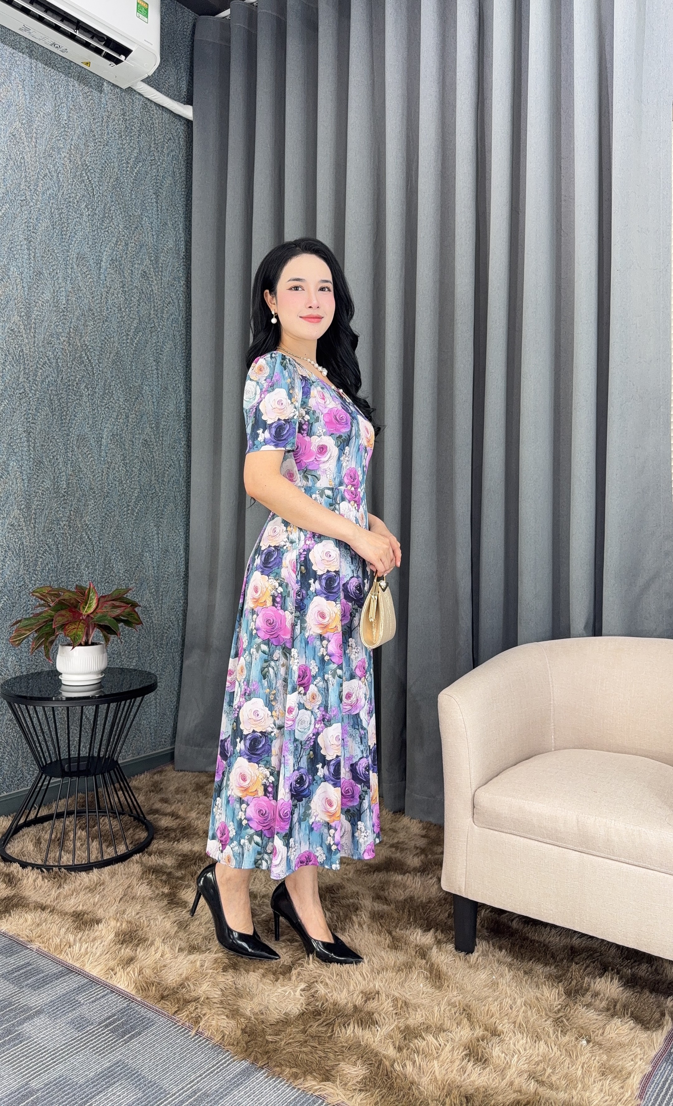 Đầm xòe - Y1928 - Thương hiệu Zonbig_thumbnail_2