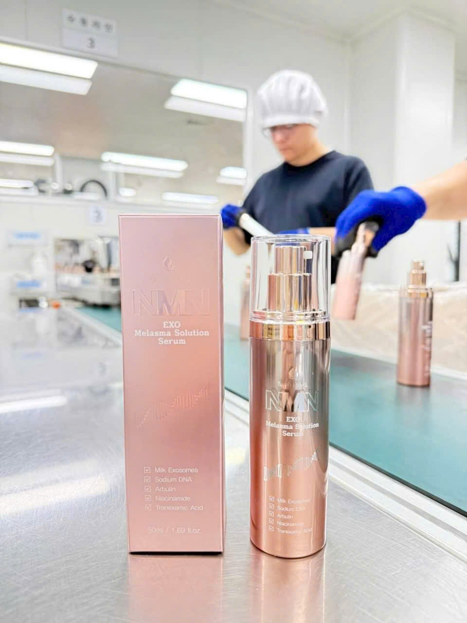 NMN Serum phục hồi và làm trắng da EXO MELASMA SOLUTION SERUM nhập khẩu chính hãng Hàn Quốc