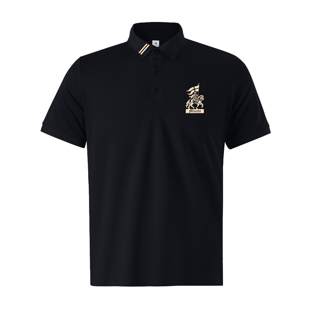 Áo polo nam form vừa regular vải cá sấu đứng form thoáng mát 1836 Miucho Iconic in basic_thumbnail_9