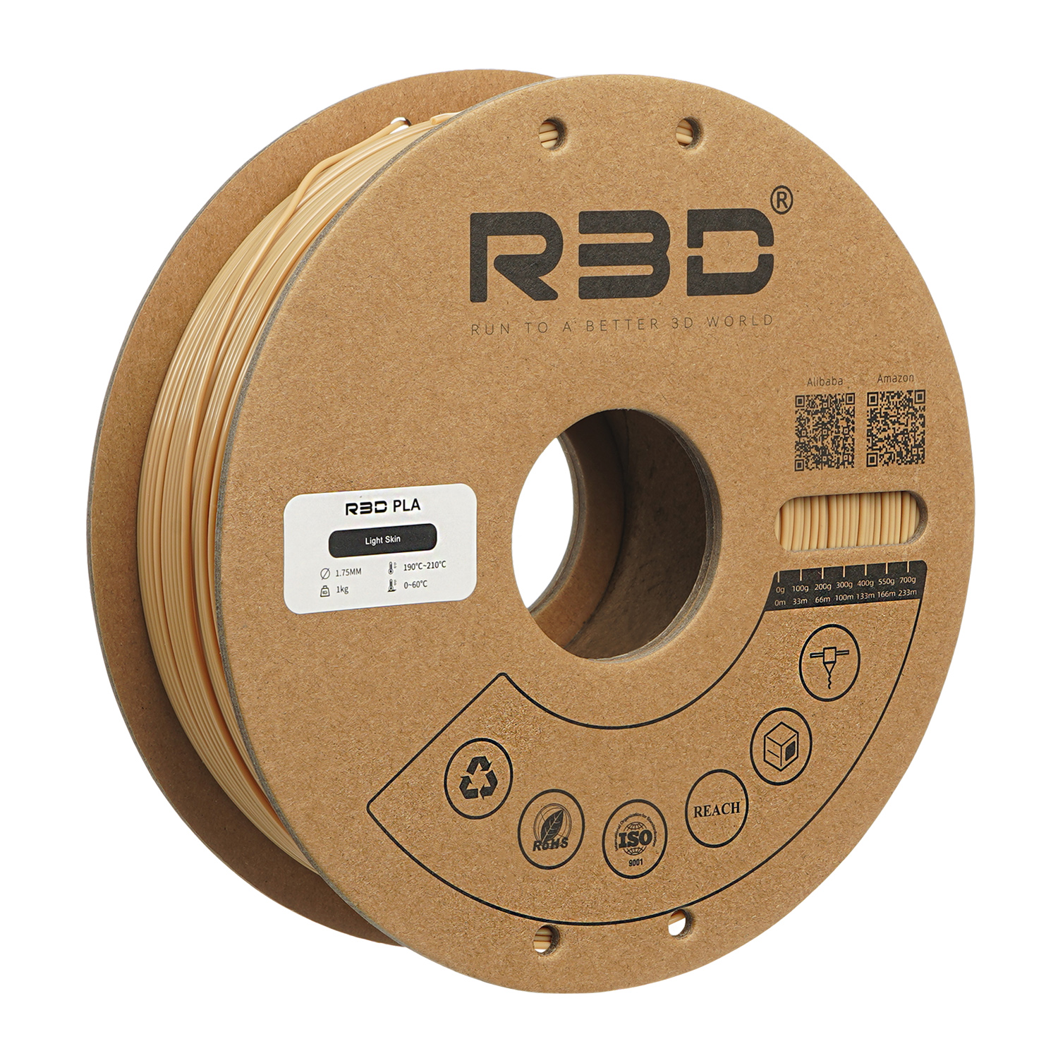R3D PLA 1kg - SKIN