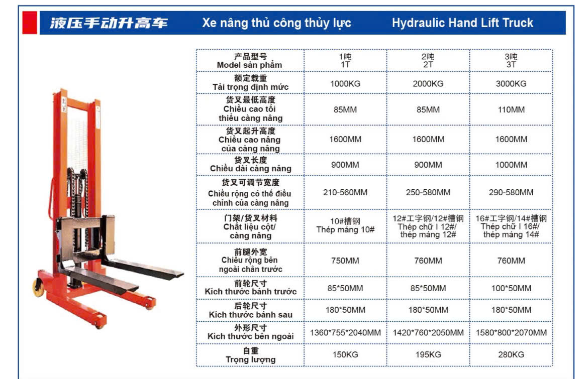 xe nâng tay cao- máy móc an phát