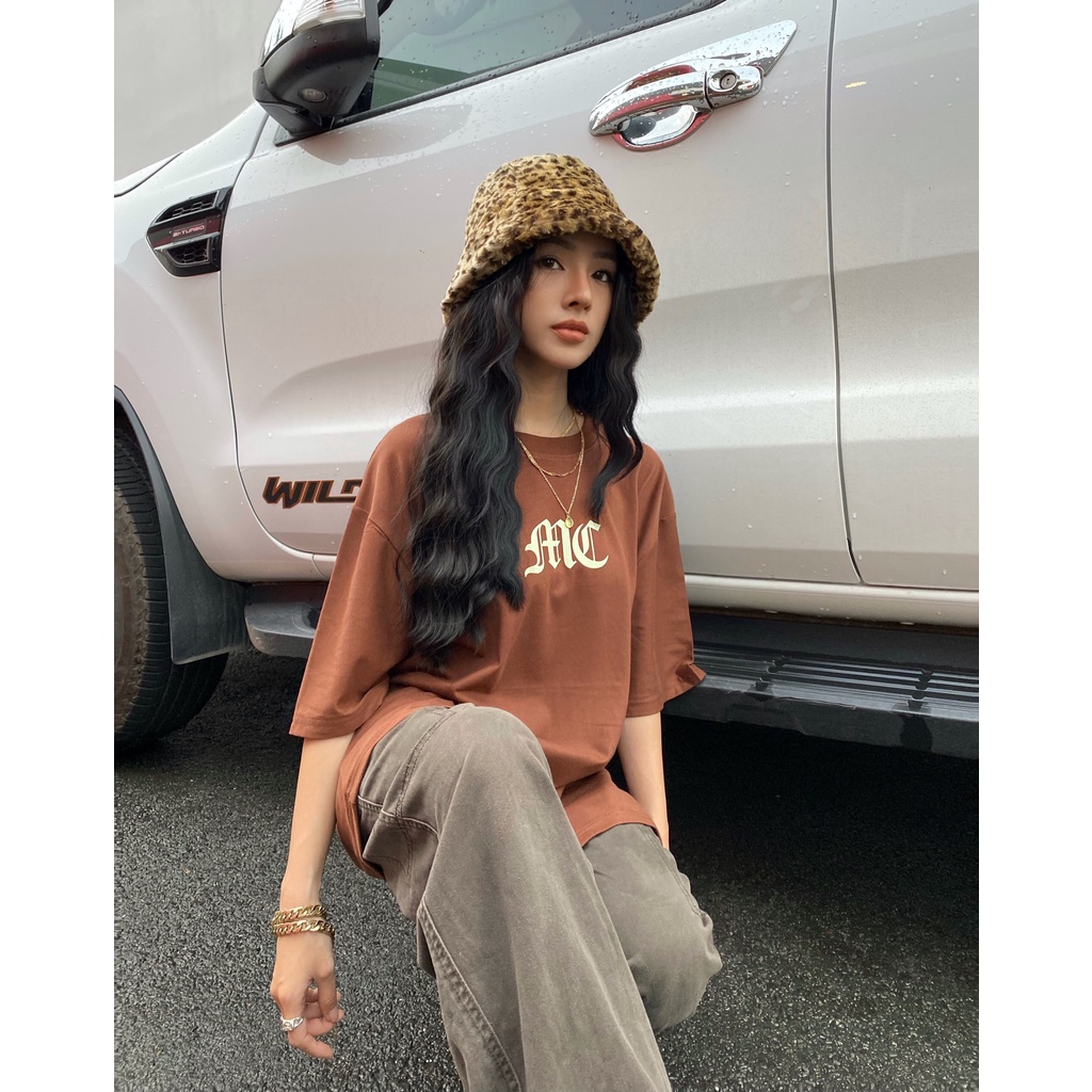 Áo thun nữ form rộng đẹp tay lỡ kiểu hàn quốc chất vải cotton AT249 Miucho in brand name_thumbnail_5