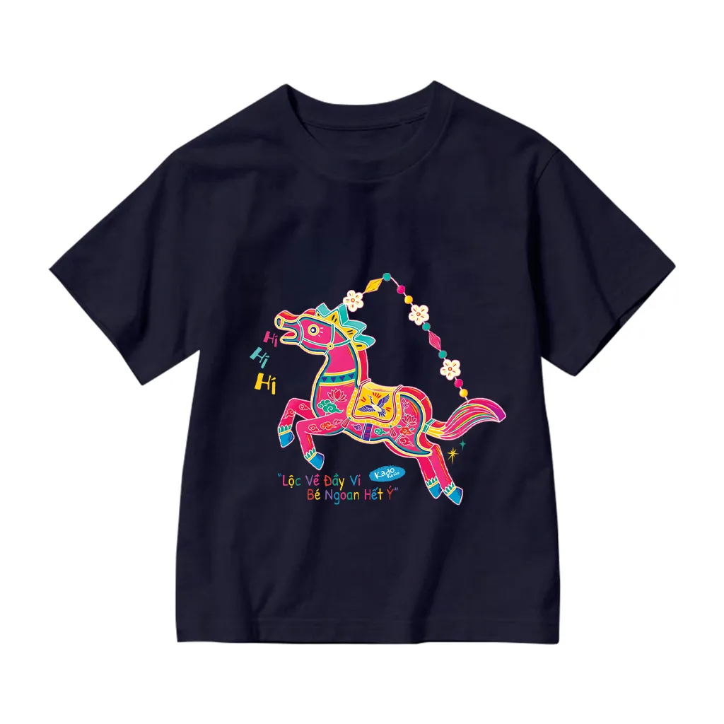 Áo thun cho bé gái Kado vải cotton thoáng mát mềm mại thoải mái Tuổi Ngọ in mix 2859_thumbnail_15