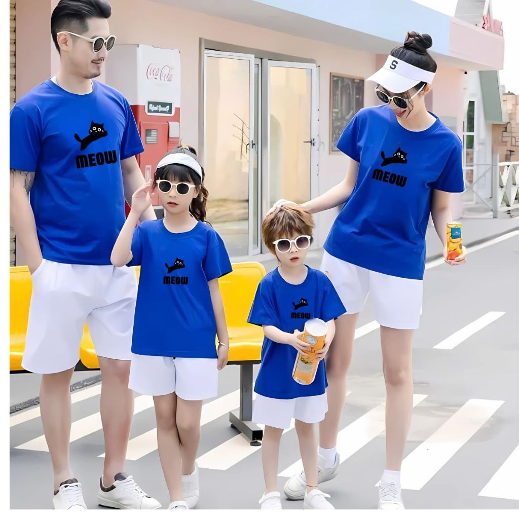 [Form rộng] Áo phông gia đình in hình Mèo - Loza RT3040-AT3040_thumbnail_3