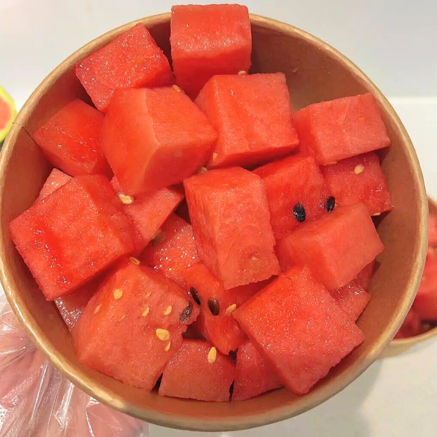 Dưa hấu cắt sẵn