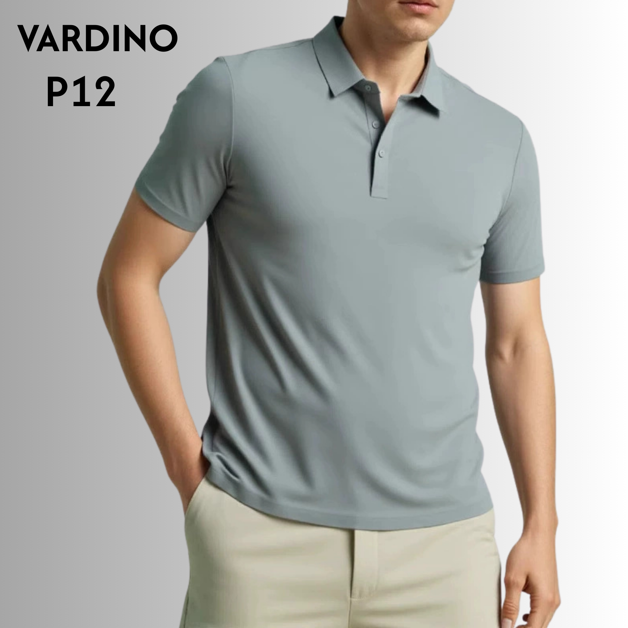 Áo polo băng lạnh xám Vardino P12_thumbnail_1