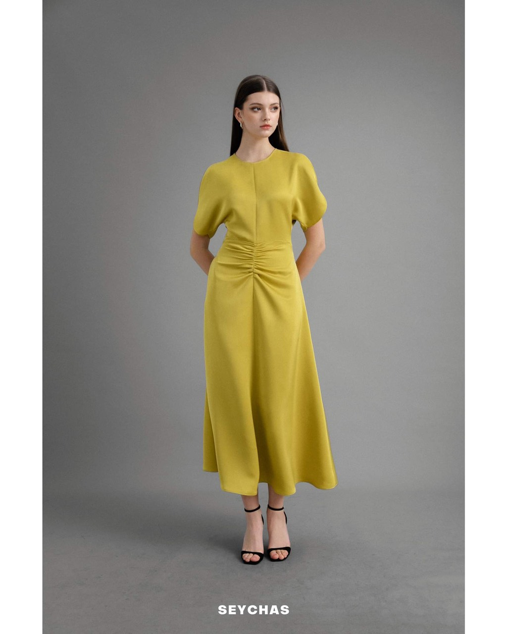 đầm cổ tròn, nhún bụng (alula dress)_thumbnail_1