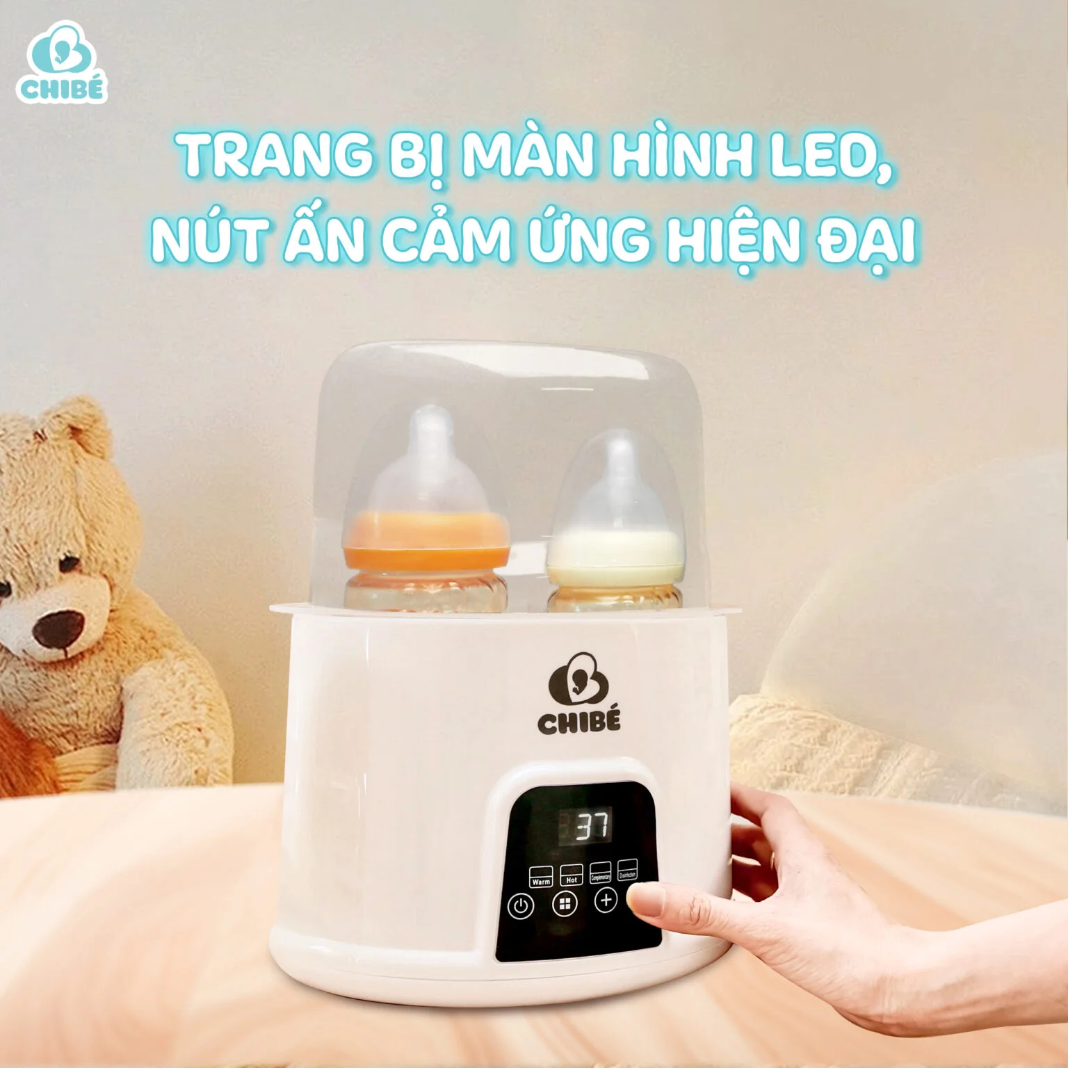 MÁY HÂM SỮA ĐÔI CHIBE CB017_thumbnail_4