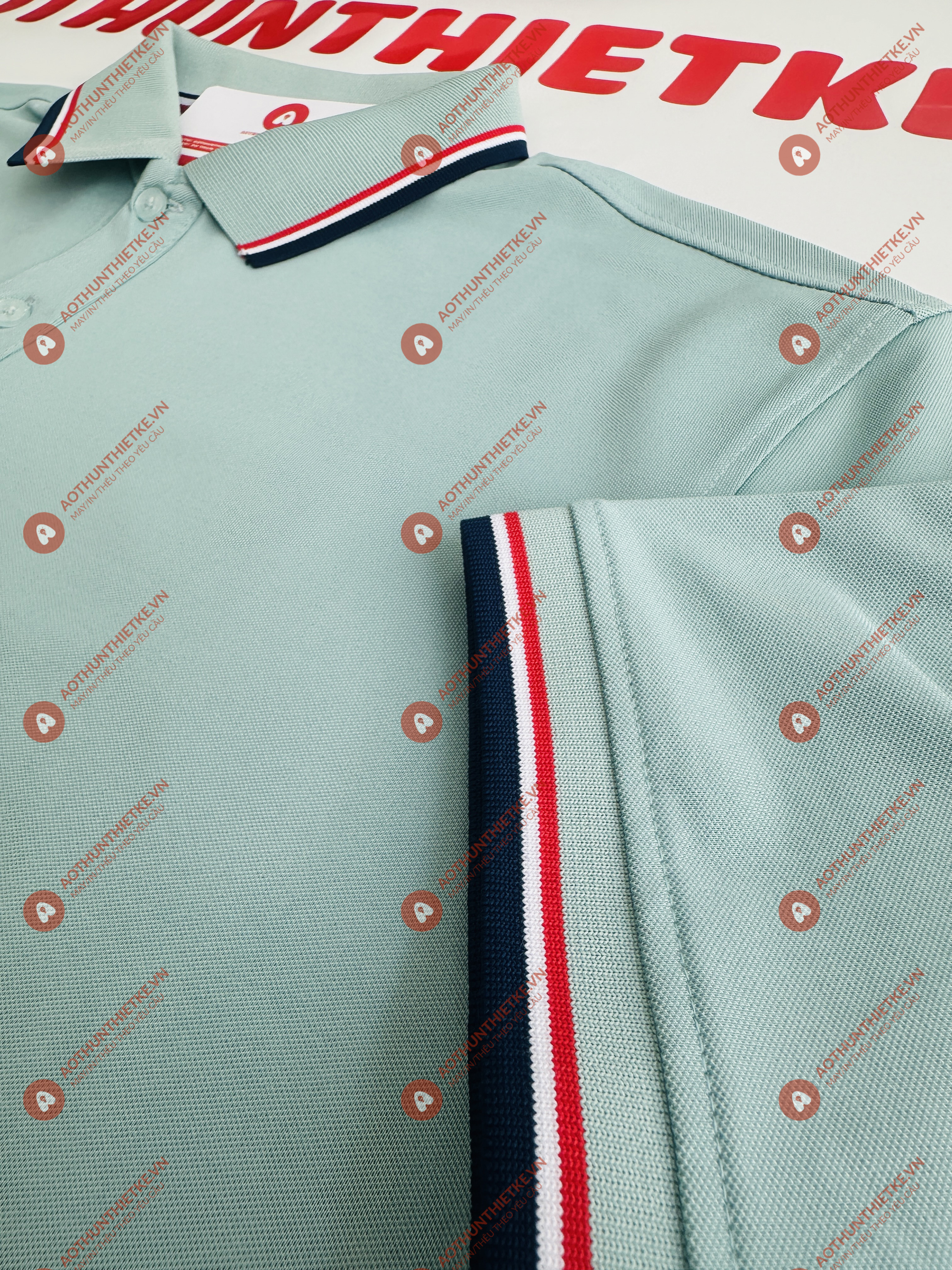 Áo Đồng Phục Polo 3 Sọc Vỏ Đậu_thumbnail_2