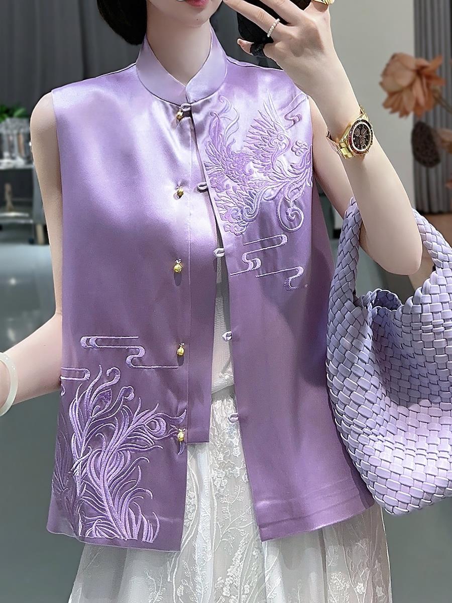 Áo Lụa Thêu Quảng Châu E020 7032_thumbnail_0