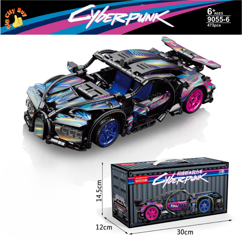[RẺ VÔ ĐỊCH] Đồ Chơi Xe lắp ráp mô hình Technic Cyber Punk Siêu Ngầu, Sáng Tạo Cho Bé_thumbnail_5