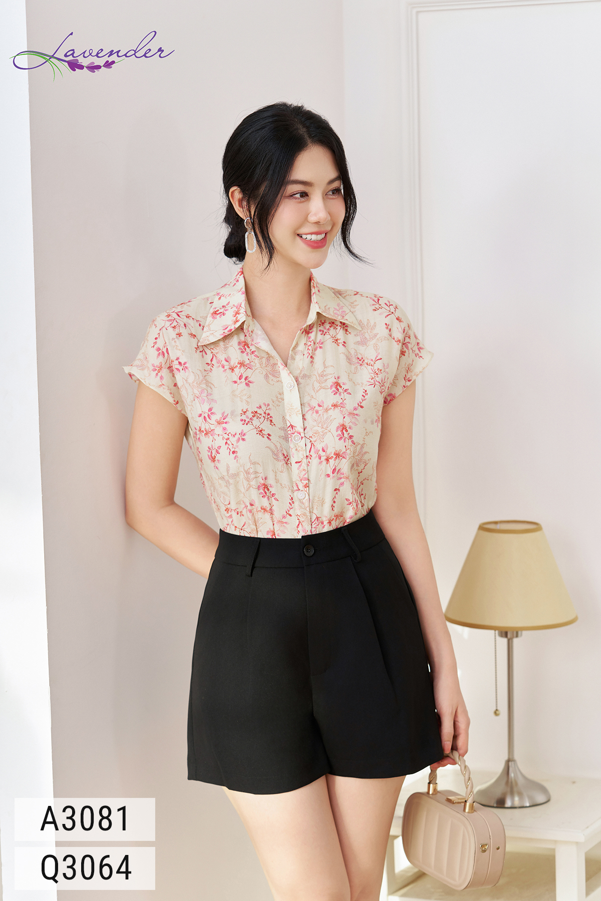 Quần short nữ 1 cúc Q3064_thumbnail_2