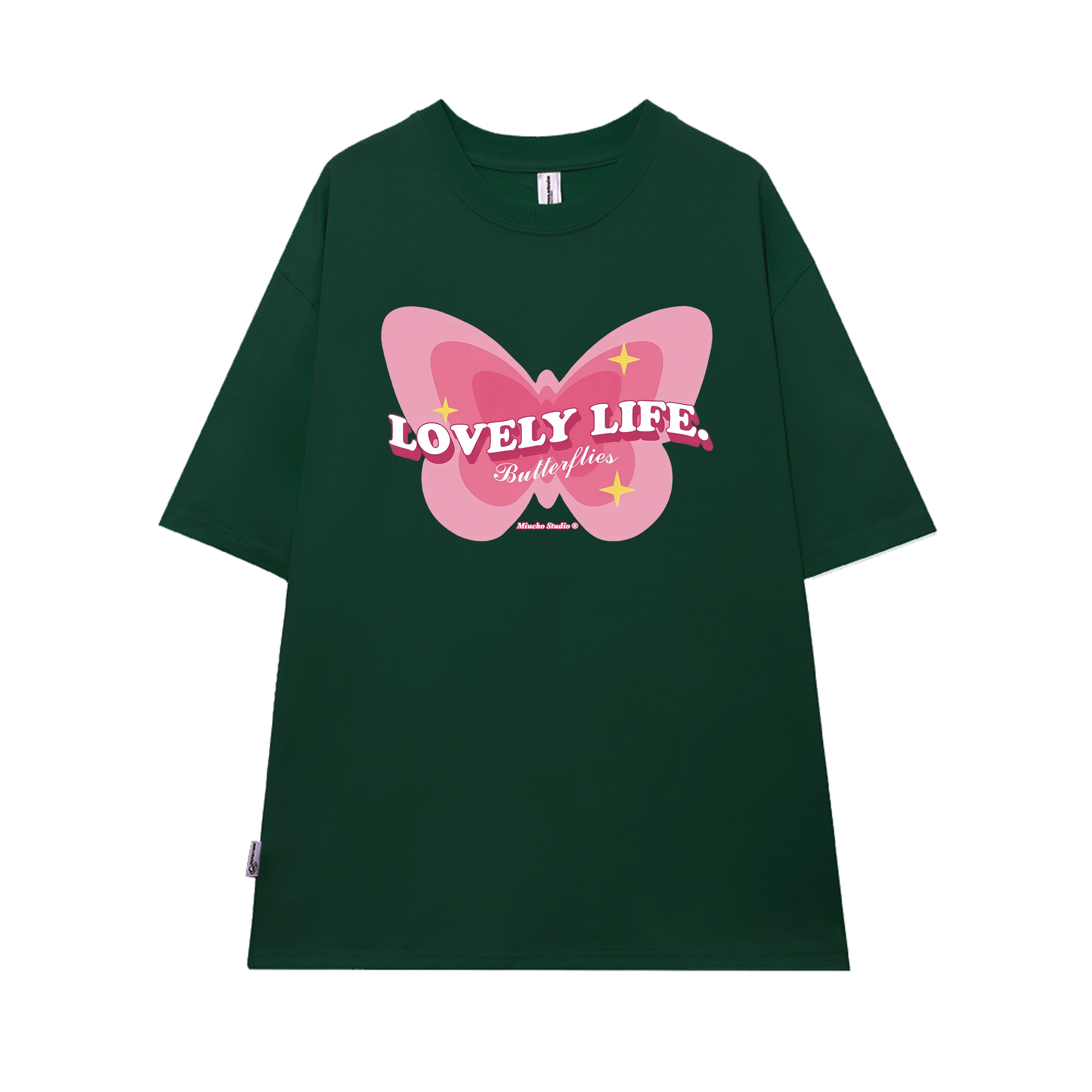 Áo thun form rộng nữ tay lỡ Miucho oversize chất vải cotton AT226 Miucho in hình hoạ tiết_thumbnail_13