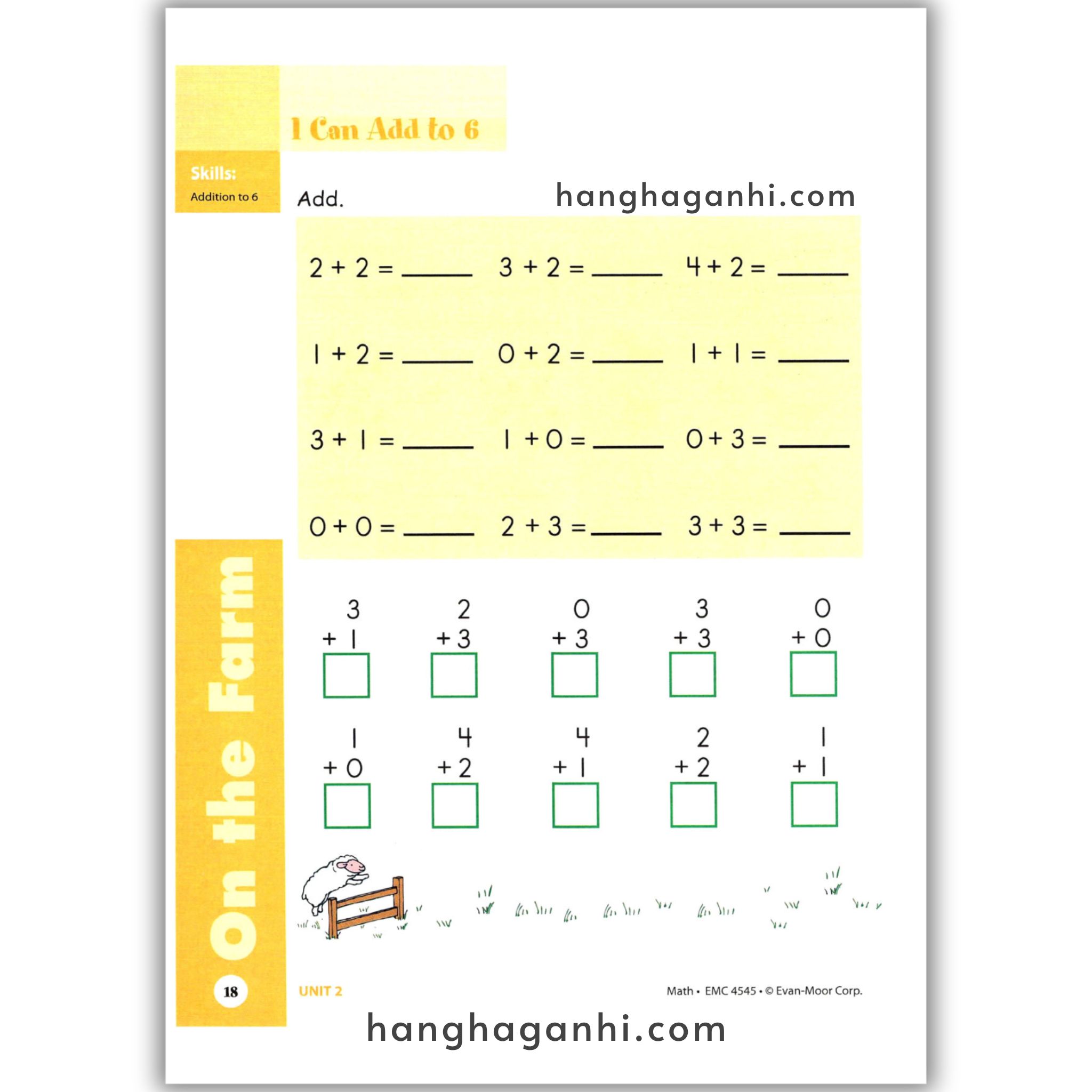 Skill Sharpeners Math Grade 1, Sách Toán Mỹ Evan Moor cho học sinh lớp 1_thumbnail_10