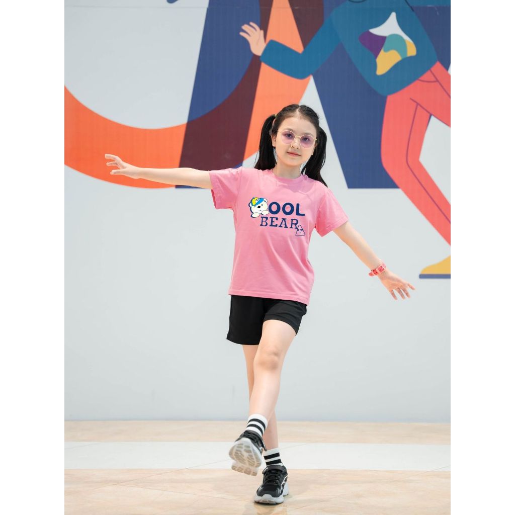 Bộ quần áo bé gái in hình 'Gấu Cool Bear'- Loza Kids SB31_thumbnail_8