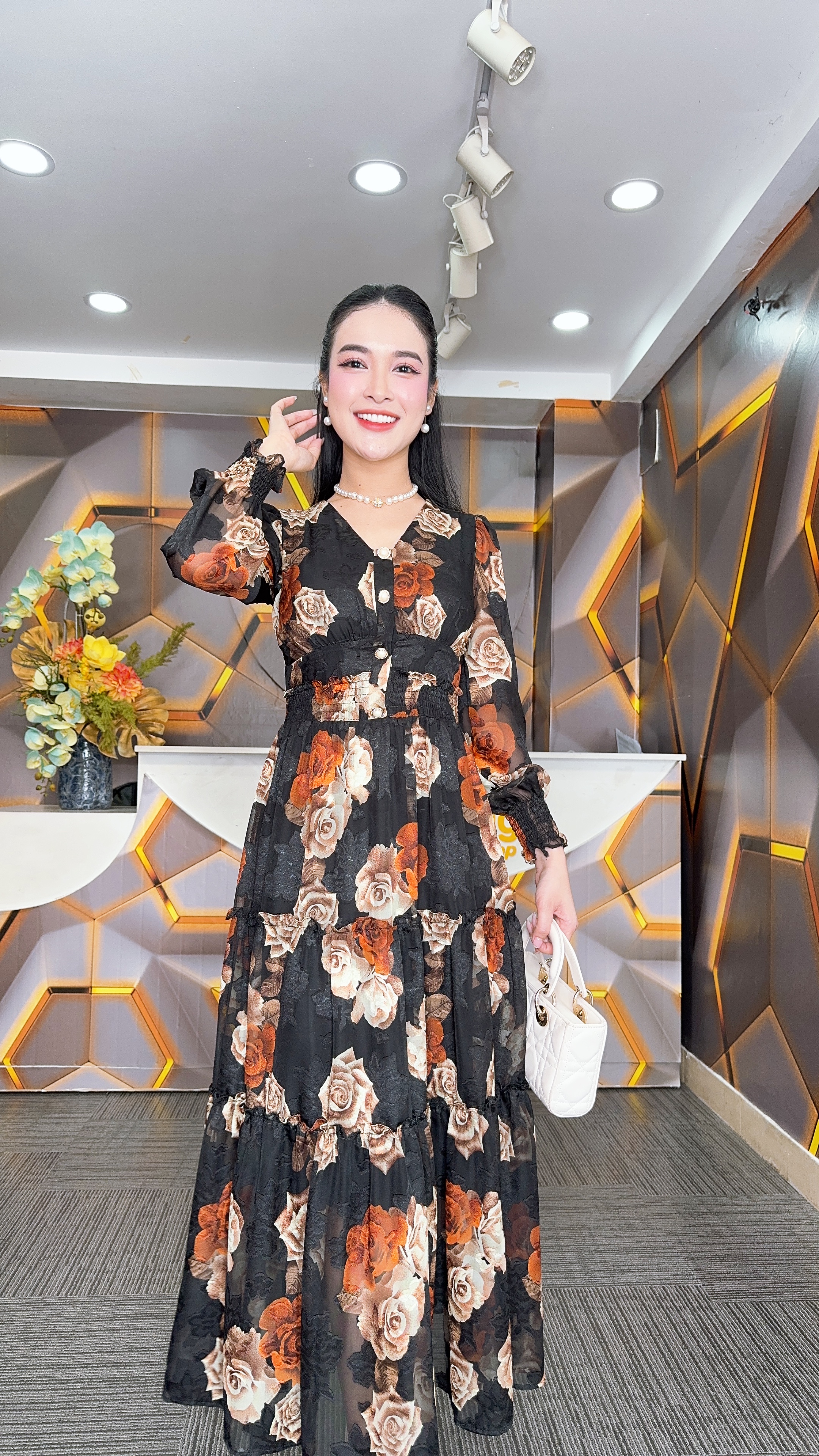 Đầm xòe - Y1806 - Thương hiệu Zonbig_thumbnail_7