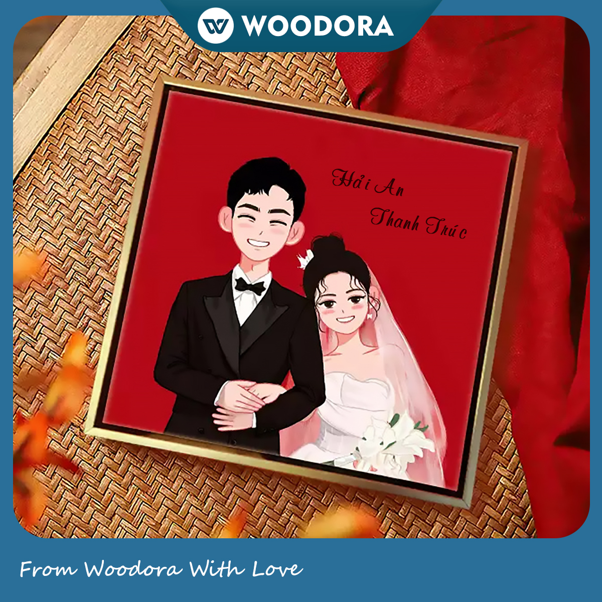 Tranh Vẽ Chibi Chuyển Thể Từ Ảnh Thật - Tranh Vẽ Theo Yêu Cầu, Lưu Giữ Kỷ Niệm Đẹp, Ý Nghĩa