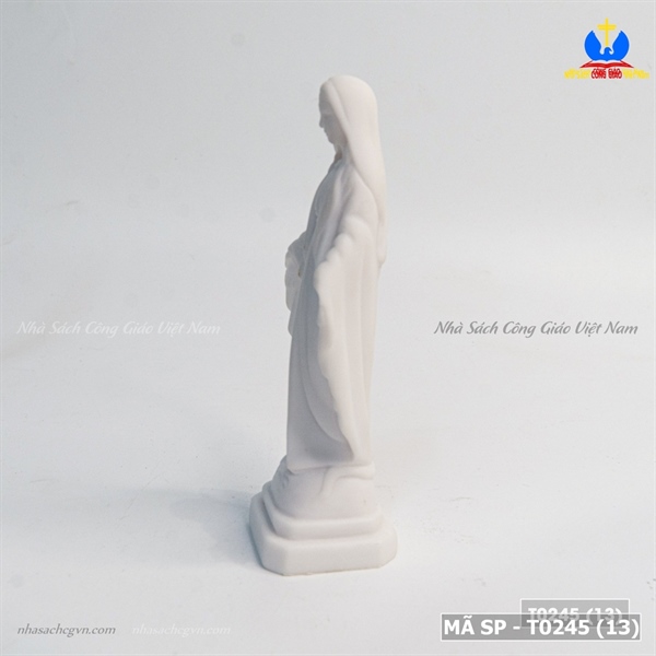 Tượng sứ Mẹ ban ơn 10cm trắng_thumbnail_2