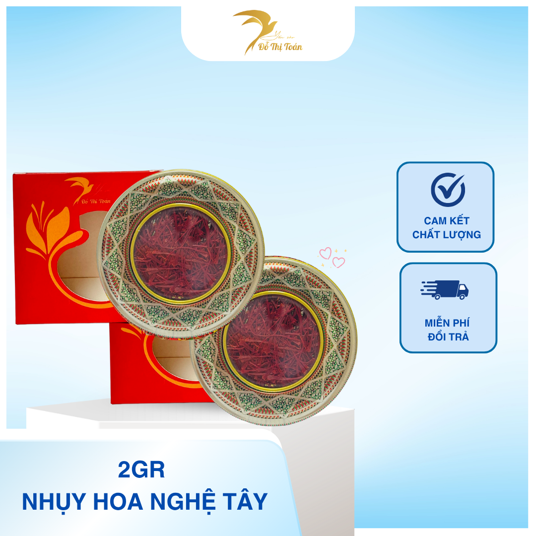 [D42] Nhụy Hoa Nghệ Tây [Saffron]- HỘP 2GR