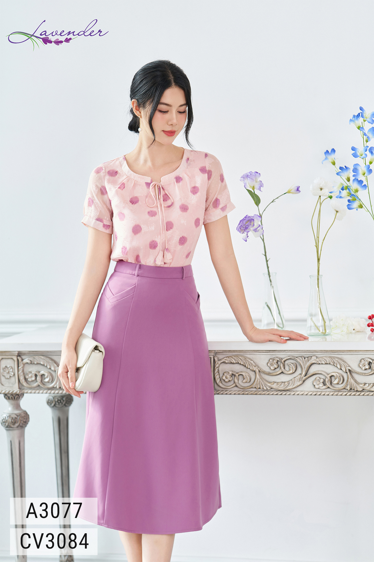 Chân váy midi tím túi chữ V CV3084_thumbnail_1