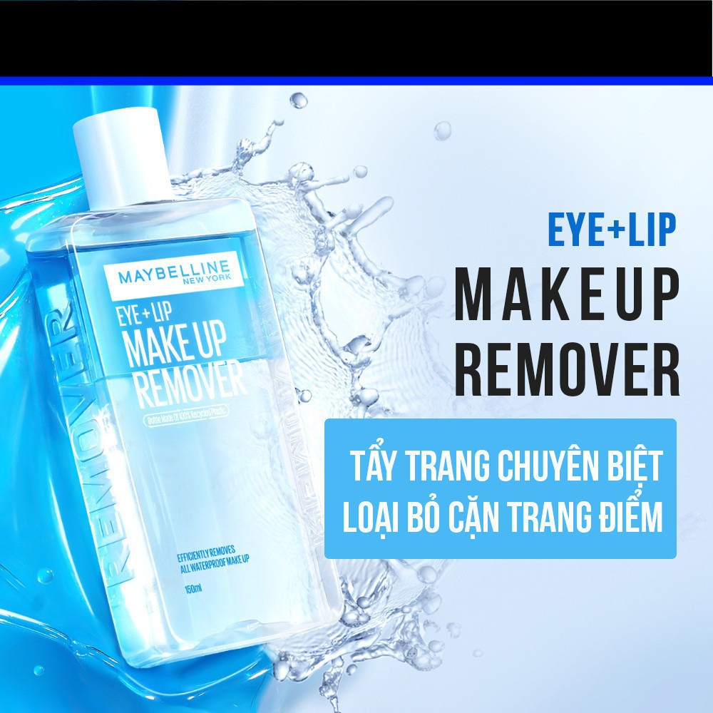 [MAYBELLINE] Nước tẩy trang mắt & môi Maybelline 40ml 150ml