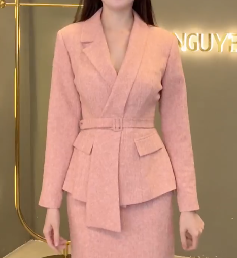 Áo Vest Tiêu Nắp Túi Đai Eo_thumbnail_4