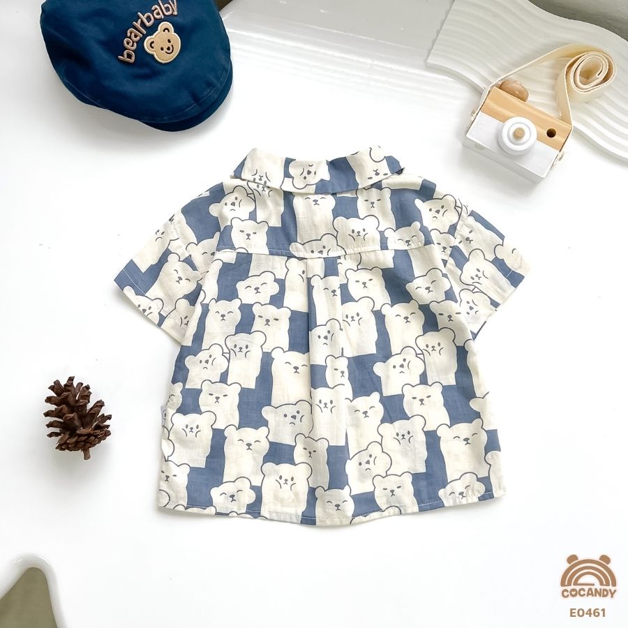 Áo cộc XDƯƠNG họa tiết gấu phối túi gấu_thumbnail_2