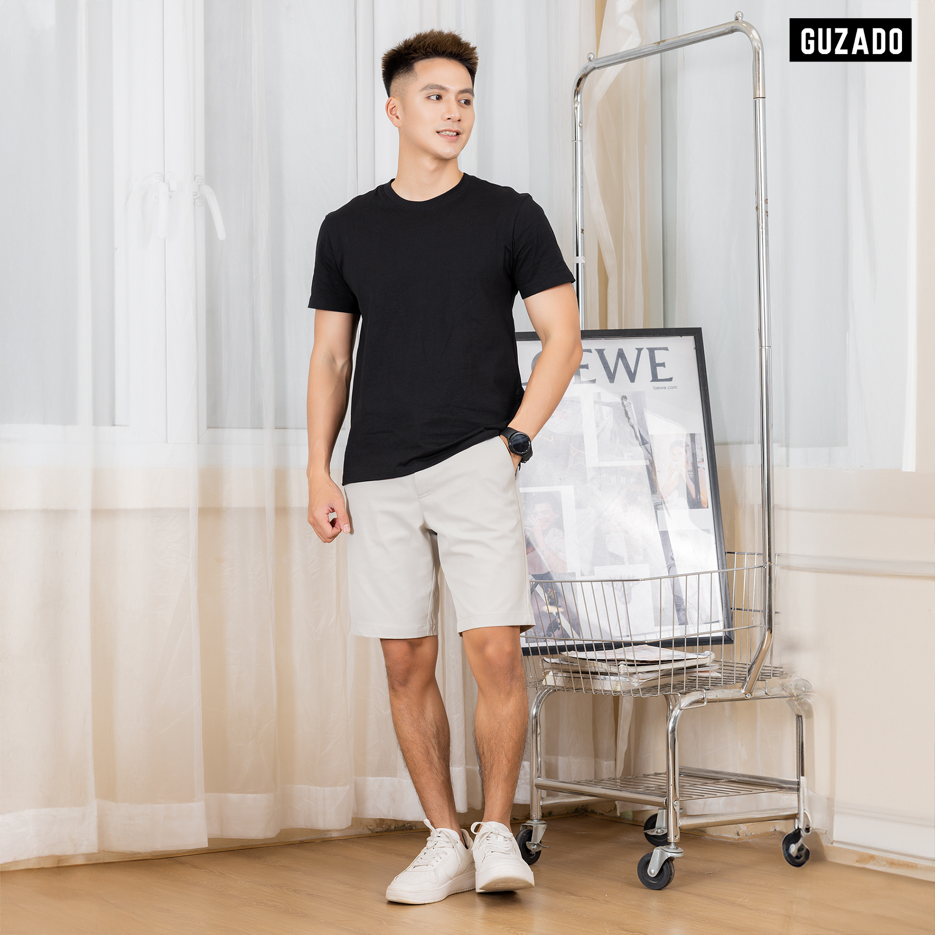 Áo Thun Trơn Thiết Kế Basic Nhiều Màu GTS05 Thương Hiệu GUZADO_thumbnail_5