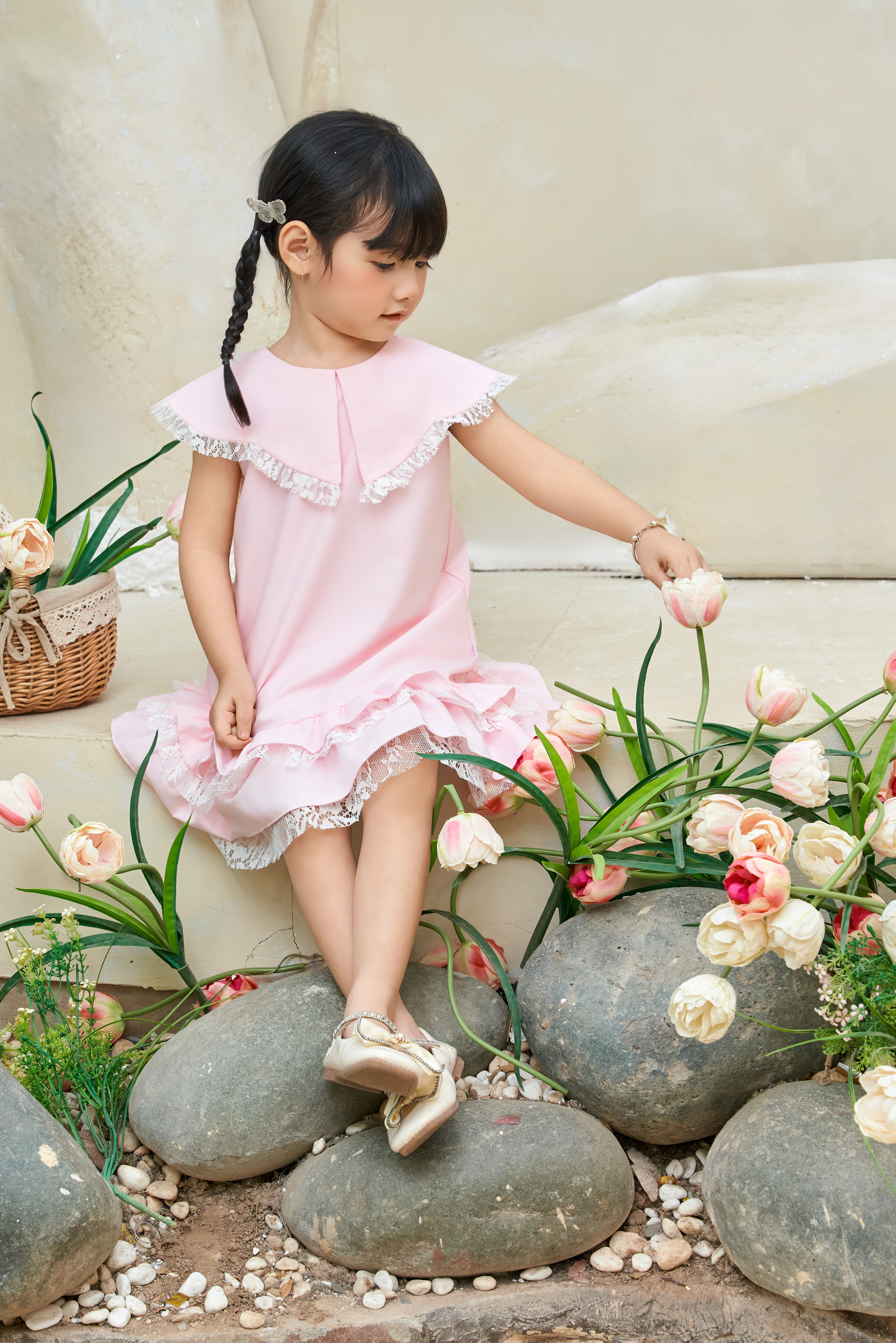 Váy đuôi cá phối ren hai tầng_thumbnail_2